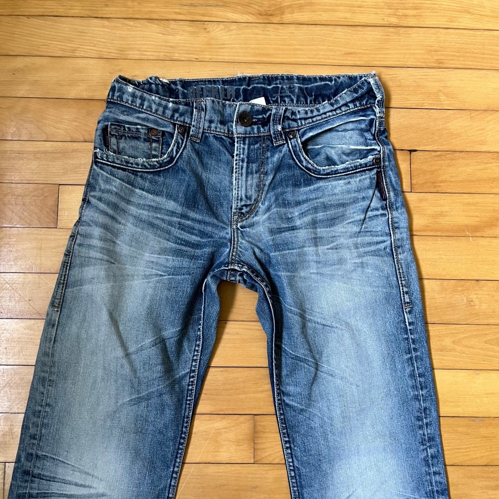 Silver Jeans Co Mens Straight Leg Distressed Decker Denim Blue Jeans 31x31 - Picture 5 of 16